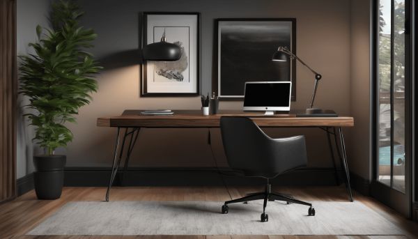Bureau bois et noir : comment l&rsquo;intégrer dans votre déco pour un espace de travail élégant