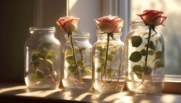 Comment bouturer un rosier dans l&rsquo;eau facilement et avec succès