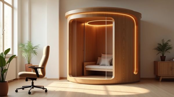 Créez un espace de travail silencieux avec une cabine acoustique