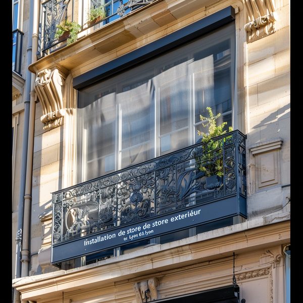 Installation de store extérieur à Lyon 6