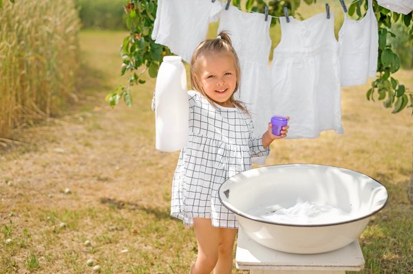 Ravivez le blanc de votre linge avec la lessive blanchissante