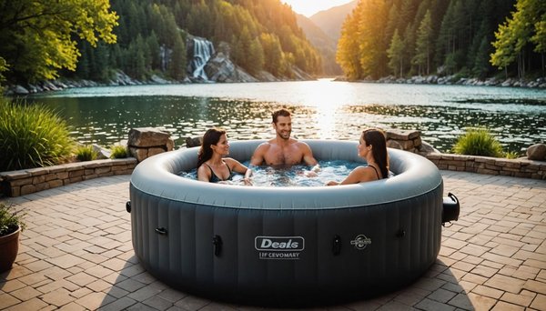 Les meilleures promos sur les spas gonflables à ne pas manquer