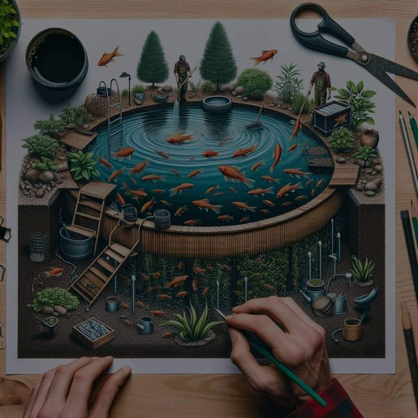 Quels sont les conseils pour déménager un écosystème de bassin extérieur avec poissons et plantes ?