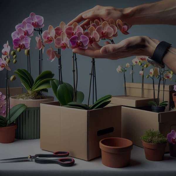 Comment déménager une collection d'orchidées sans endommager les fleurs ?