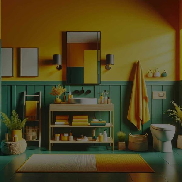 Quelles couleurs de peinture pour une salle de bain énergisante et stimulante?