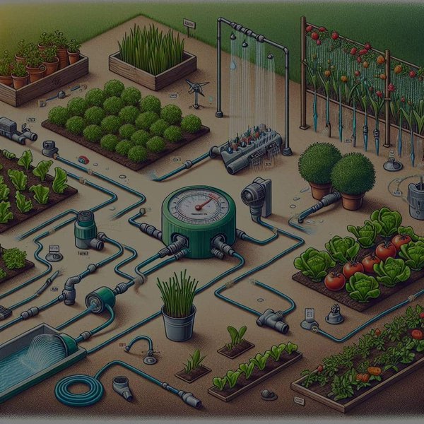 Comment créer un système d'arrosage automatique pour un petit jardin potager ?
