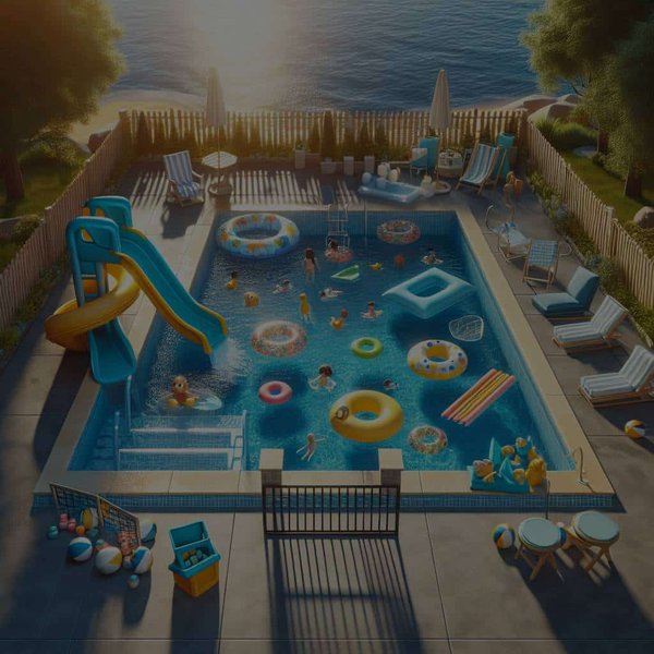 Quelles sont les astuces pour intégrer des éléments de jeu aquatiques sécurisés dans une piscine familiale ?